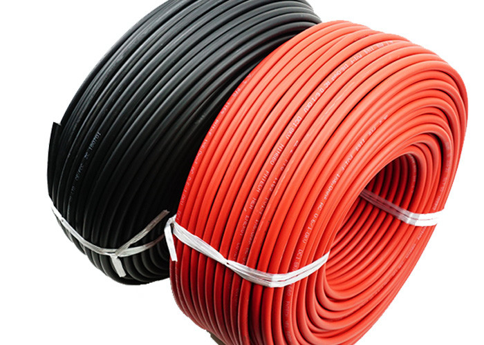 Kabel Surya TUV Tahan Minyak 6mm2 Kinerja Stabil Kapasitas Arus Tinggi