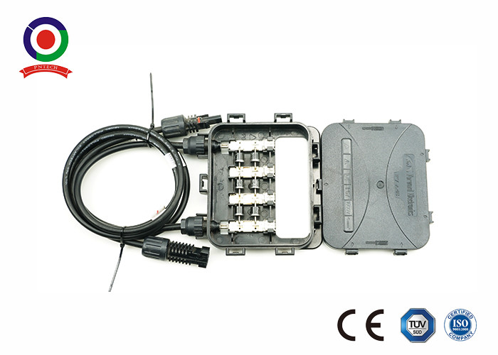 Waterproof Electric PV Junction Box Kapasitas Arus Tinggi Dengan 6 Dioda