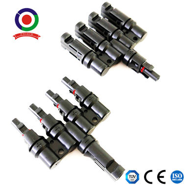 1 Male To 4 Female And 1 Female To 4 Male T Branch Connector Cable Coupler Combiner