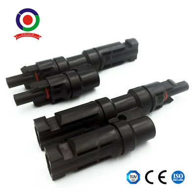 1  Pair F/M Solar Panel T Connectors For Solar Panel Cable Photovoltaic System