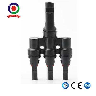 CE 3T Solar Panel PV Cable Connectors Double Seal Rings For Photovoltaic Systems