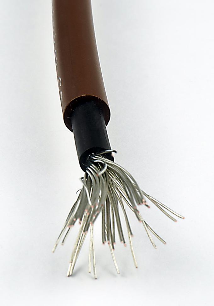 H1Z2Z2-K 1x4mm² brown solar power cable with TUV certification